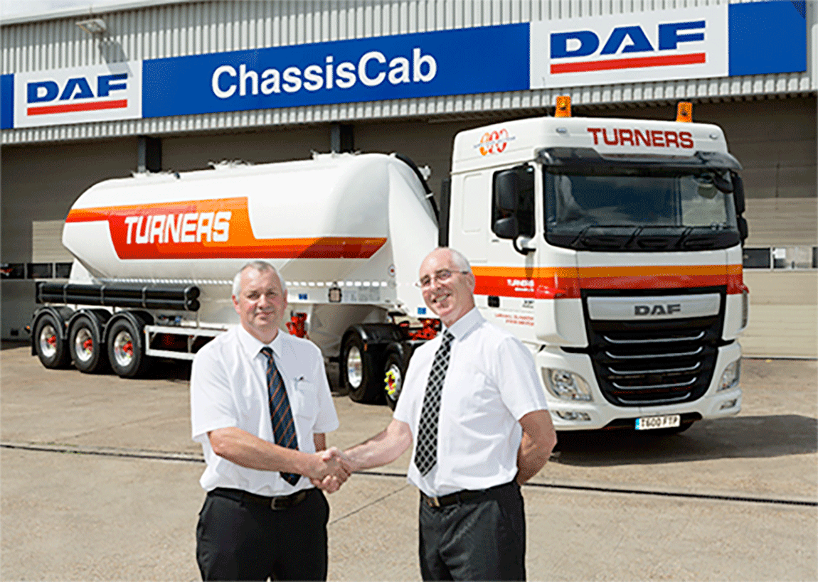 Turners takes delivery of its 600th DAF FTP Lightweight unit...